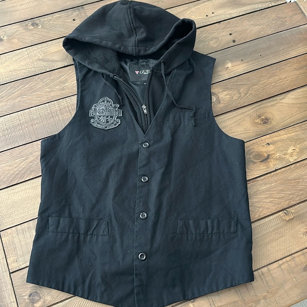 GUESS hoodie vest